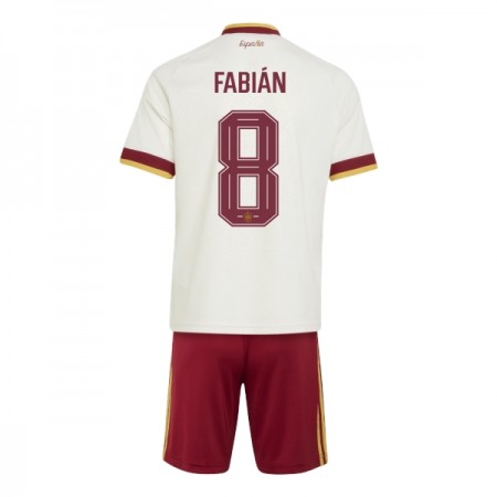 Espanja Fabian 8 Lasten Vieraspelipaita Mm-Kisat 2026 Lyhythihainen (+ shortsit)