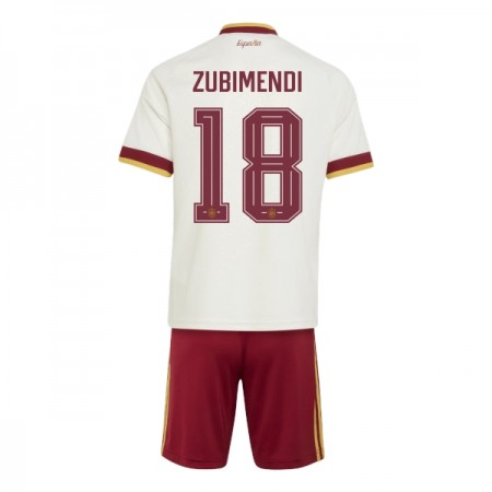 Espanja Zubimendi 18 Lasten Vieraspelipaita Mm-Kisat 2026 Lyhythihainen (+ shortsit)