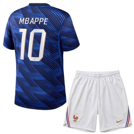 Ranska Mbappé 10 Lasten Kotipelipaita Mm-Kisat 2026 Lyhythihainen (+ shortsit)