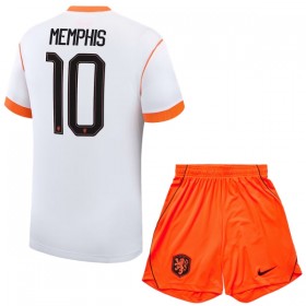 Alankomaat Memphis 10 Lasten Vieraspelipaita Mm-Kisat 2026 Lyhythihainen (+ shortsit)