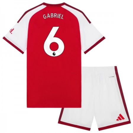 Arsenal Gabriel 6 Lasten Kotipelipaita 2026-27 Lyhythihainen (+ shortsit)