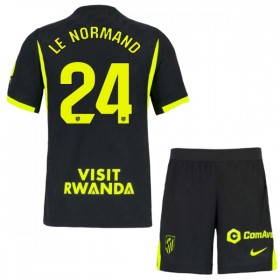 Atlético Madrid Le Normand 24 Lasten Vieraspelipaita 2026-27 Lyhythihainen (+ shortsit)