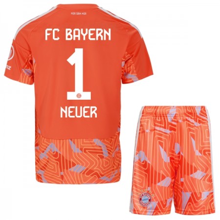 FC Bayern München Neuer 1 Maalivahti Lasten Vieraspelipaita 2026-27 Lyhythihainen (+ shortsit)