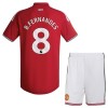Manchester United B. Fernandes 8 Lasten Kotipelipaita 2026-27 Lyhythihainen (+ shortsit)
