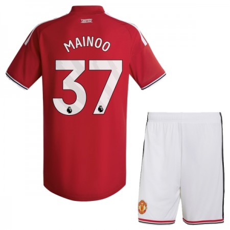 Manchester United Mainoo 37 Lasten Kotipelipaita 2026-27 Lyhythihainen (+ shortsit)