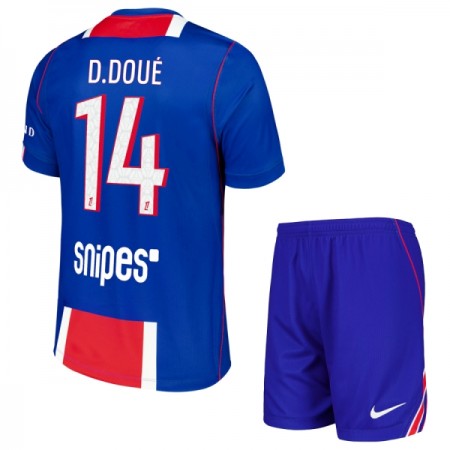 Paris Saint-Germain Desire Doue 14 Lasten Kotipelipaita 2026-27 Lyhythihainen (+ shortsit)
