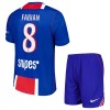 Paris Saint-Germain Fabian 8 Lasten Kotipelipaita 2026-27 Lyhythihainen (+ shortsit)