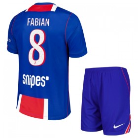 Paris Saint-Germain Fabian 8 Lasten Kotipelipaita 2026-27 Lyhythihainen (+ shortsit)
