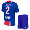 Paris Saint-Germain Hakimi 2 Lasten Kotipelipaita 2026-27 Lyhythihainen (+ shortsit)