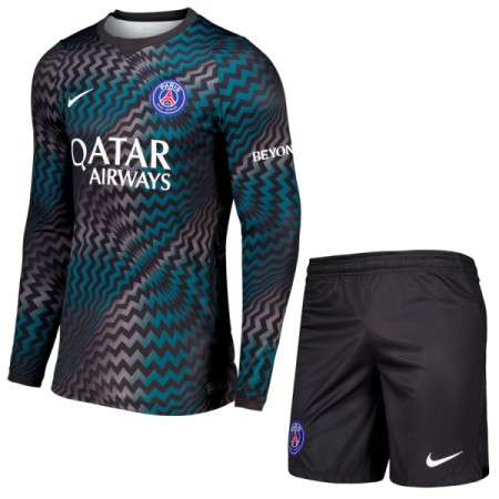 Paris Saint-Germain Maalivahti Lasten Kotipelipaita 2026-27 Pitkähihainen(+ shortsit)