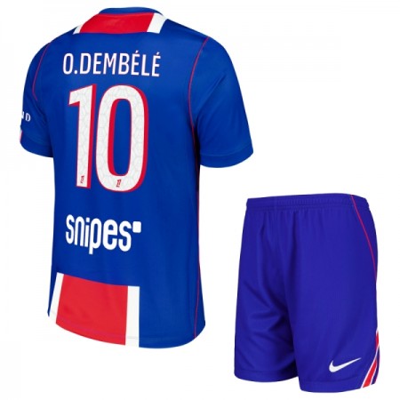 Paris Saint-Germain O. Dembele 10 Lasten Kotipelipaita 2026-27 Lyhythihainen (+ shortsit)