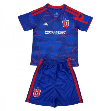 Universidad de Chile Lasten Kotipelipaita 2026-27 Lyhythihainen (+ shortsit)