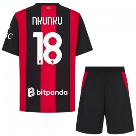 AC Milan Nkunku 18 Lasten Kotipelipaita 2026-27 Lyhythihainen (+ shortsit)