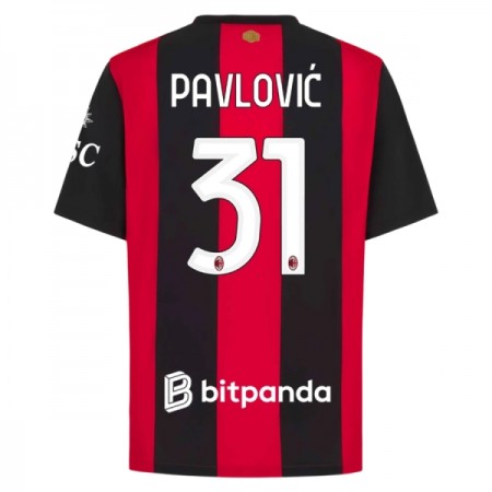 AC Milan Pavlovic 31 Kotipelipaita 2026-27