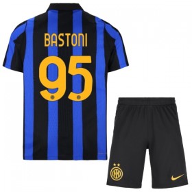 Inter Milan Bastoni 95 Lasten Kotipelipaita 2026-27 Lyhythihainen (+ shortsit)