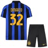 Inter Milan Dimarco 32 Lasten Kotipelipaita 2026-27 Lyhythihainen (+ shortsit)