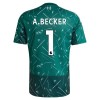Liverpool A. Becker 1 Maalivahti Lasten Kotipelipaita Vihreä 2026-27 Lyhythihainen (+ shortsit)