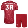 Liverpool Gravenberch 38 Lasten Kotipelipaita 2026-27 Lyhythihainen (+ shortsit)