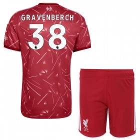 Liverpool Gravenberch 38 Lasten Kotipelipaita 2026-27 Lyhythihainen (+ shortsit)