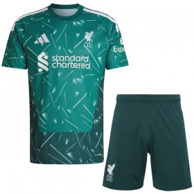 Liverpool Maalivahti Lasten Kotipelipaita Vihreä 2026-27 Lyhythihainen (+ shortsit)