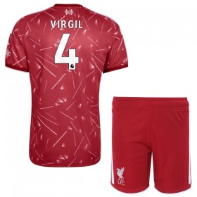 Liverpool Virgil 4 Lasten Kotipelipaita 2026-27 Lyhythihainen (+ shortsit)