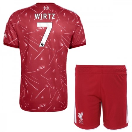 Liverpool Wirtz 7 Lasten Kotipelipaita 2026-27 Lyhythihainen (+ shortsit)