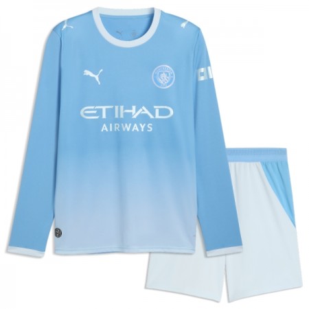 Manchester City Lasten Kotipelipaita 2026-27 Pitkähihainen(+ shortsit)