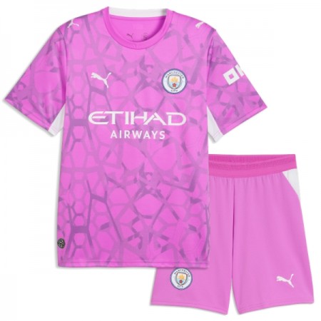 Manchester City Maalivahti Lasten Vieraspelipaita Pinkki 2026-27 Lyhythihainen (+ shortsit)