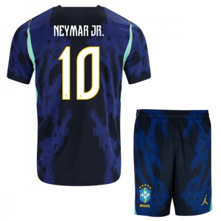 Brasilia Neymar JR 10 Lasten Vieraspelipaita Mm-Kisat 2026 Lyhythihainen (+ shortsit)