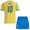 Brasilia Pele 10 Lasten Kotipelipaita Mm-Kisat 2026 Lyhythihainen (+ shortsit)