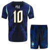 Brasilia Pele 10 Lasten Vieraspelipaita Mm-Kisat 2026 Lyhythihainen (+ shortsit)