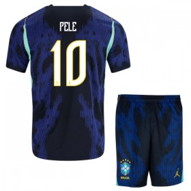 Brasilia Pele 10 Lasten Vieraspelipaita Mm-Kisat 2026 Lyhythihainen (+ shortsit)