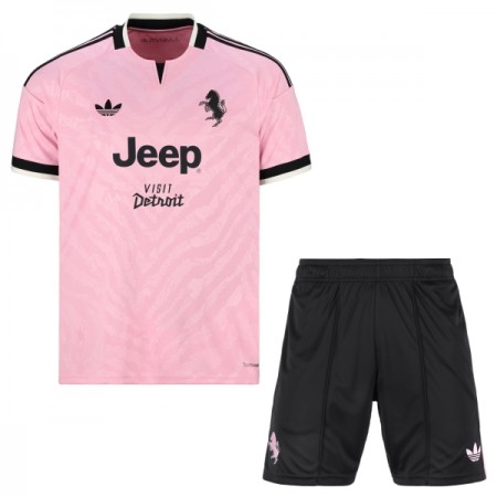 Juventus Lasten Vieraspelipaita 2026-27 Lyhythihainen (+ shortsit)