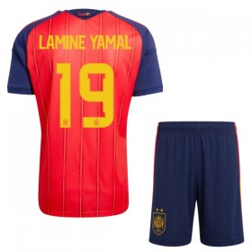 Espanja 2 Stars Lamine Yamal 19 Lasten Kotipelipaita Mm-Kisat 2026 Lyhythihainen (+ shortsit)
