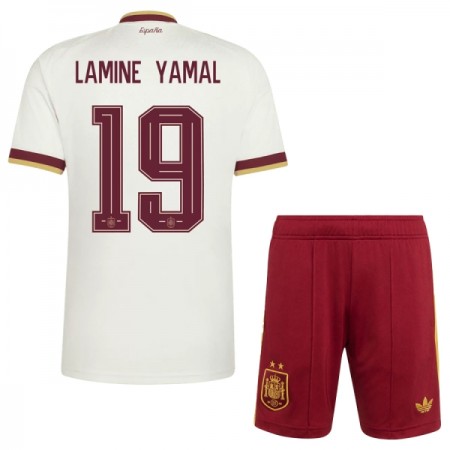 Espanja 2 Stars Lamine Yamal 19 Lasten Vieraspelipaita Mm-Kisat 2026 Lyhythihainen (+ shortsit)