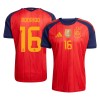 Espanja 2 Stars Rodrigo 16 Kotipelipaita Mm-Kisat 2026 Espanja 2 Stars Rodrigo 16 Kotipelipaita Mm-Kisat 2026