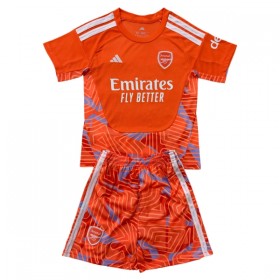 Arsenal Maalivahti Lasten Paita Oranssi 2026-27 Lyhythihainen (+ shortsit)