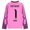 Borussia Dortmund Kobel 1 Maalivahti Vieraspelipaita Pinkki 2026-27 Pitkähihainen