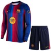 FC Barcelona Lasten Kotipelipaita 2026-27 Pitkähihainen(+ shortsit) FC Barcelona Lasten Kotipelipaita 2026-27 Pitkähihainen(+ shortsit)
