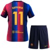 FC Barcelona Raphinha 11 Lasten Kotipelipaita 2026-27 Lyhythihainen (+ shortsit) FC Barcelona Raphinha 11 Lasten Kotipelipaita 2026-27 Lyhythihainen (+ shortsit)