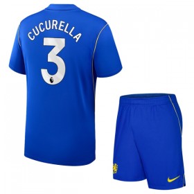 Chelsea Cucurella 3 Lasten Kotipelipaita 2026-27 Lyhythihainen (+ shortsit)