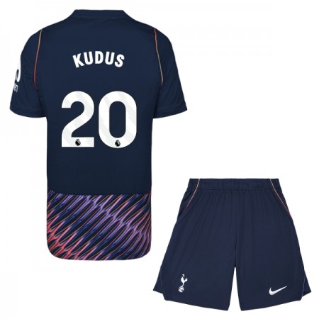 Tottenham Hotspur Kudus 20 Lasten Vieraspelipaita 2026-27 Lyhythihainen (+ shortsit) Tottenham Hotspur Kudus 20 Lasten Vieraspelipaita 2026-27 Lyhythihainen (+ shortsit)