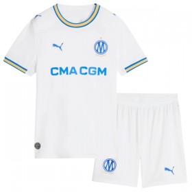 Olympique de Marseille Aubameyang 17 Lasten Kotipelipaita 2026-27 Lyhythihainen (+ shortsit)