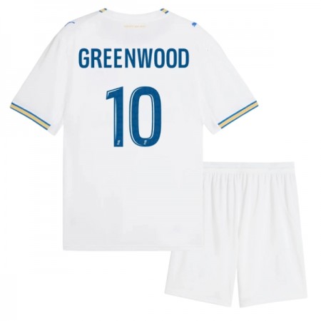 Olympique de Marseille Greenwood 10 Lasten Kotipelipaita 2026-27 Lyhythihainen (+ shortsit)