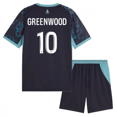 Olympique de Marseille Greenwood 10 Lasten Vieraspelipaita 2026-27 Lyhythihainen (+ shortsit)