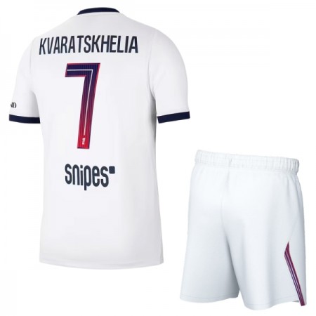 Paris Saint-Germain Kvaratskhelia 7 Lasten Vieraspelipaita 2026-27 Lyhythihainen (+ shortsit) Paris Saint-Germain Kvaratskhelia 7 Lasten Vieraspelipaita 2026-27 Lyhythihainen (+ shortsit)