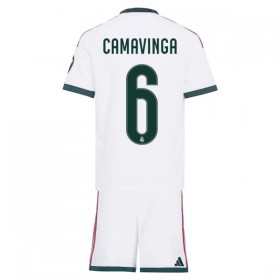 Real Madrid Camavinga 6 Lasten Kotipelipaita 2026-27 Lyhythihainen (+ shortsit)