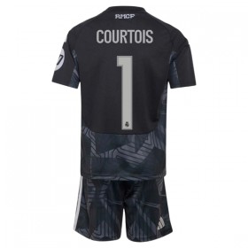 Real Madrid Courtois 1 Maalivahti Lasten Kotipelipaita 2026-27 Lyhythihainen (+ shortsit)