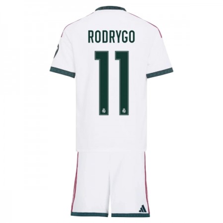 Real Madrid Rodrygo 11 Lasten Kotipelipaita 2026-27 Lyhythihainen (+ shortsit) Real Madrid Rodrygo 11 Lasten Kotipelipaita 2026-27 Lyhythihainen (+ shortsit)