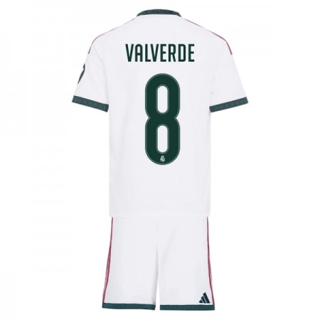Real Madrid Valverde 8 Lasten Kotipelipaita 2026-27 Lyhythihainen (+ shortsit) Real Madrid Valverde 8 Lasten Kotipelipaita 2026-27 Lyhythihainen (+ shortsit)